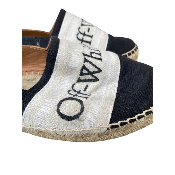 Off-White Black and White Espadrilles size 37 - Picture 5 of 11